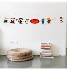 Cadılar Bayramı Halloween Şekilli Banner Flama Süs 3 Metre