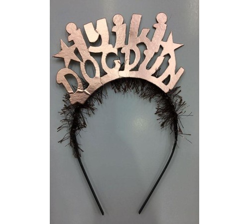 İyiki Doğdun Yazılı Rose Gold Renk Doğum Günü Parti Tacı