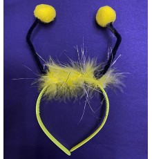 Sarı Ponponlu Gösteriler İçin Plastik Arı Maya Tacı