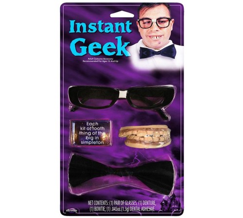 Çalışkan Öğrenci - İnek Öğrenci Espri Kostüm Aksesuar Seti 3 Parça