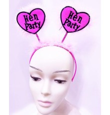 Otrişli Toz Pembe Renk Bekarlığa Veda Partisi Hen Party Taç