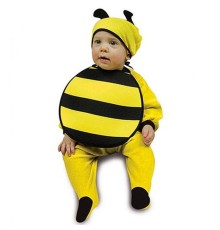 Bebek Boy Arı Kostüm Şapkası ve Önlük Seti