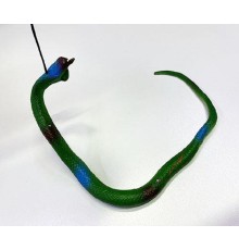 Yeşil Renk Gerçekçi Silikon Yumuşak Yılan 37 cm