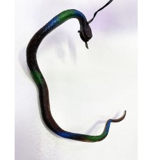 Kahve Renk Gerçekçi Silikon Yumuşak Yılan 37 cm