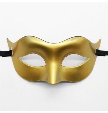 Altın Renk Masquerade Kostüm Partisi Venedik Balo Maskesi