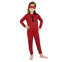 Uğur Böceği Kostümü - Mucize Uğur Böceği Lady Bug Çocuk Kostümü 3-4 Yaş