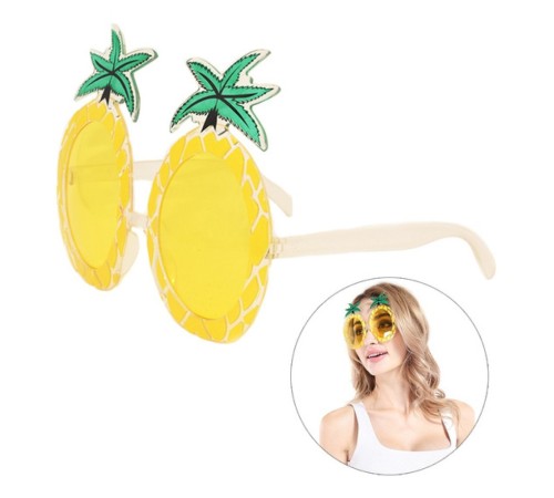 Luau Party Hawaii Ananas Parti Gözlüğü 14x12 cm