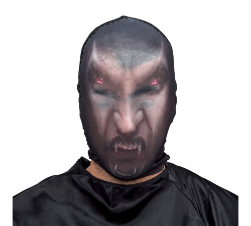 Kafaya Tam Geçmeli Bez Vampir Maskesi - Streç Korku Maskesi - 3D Baskılı Maske Model 11