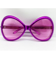 Yeşilçam Temalı Parti Gözlüğü Fuşya Renk 7x16 cm