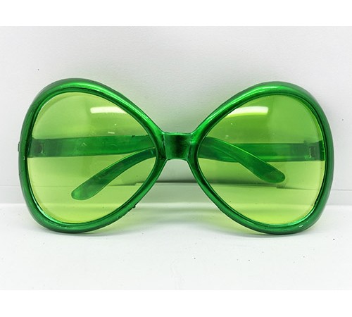 Yeşilçam Temalı Parti Gözlüğü Yeşil Renk 7x16 cm