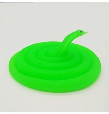 Fosfor Yeşil Renk Gerçekçi Görünüm Şaka Yumuşak Yılan 120 cm