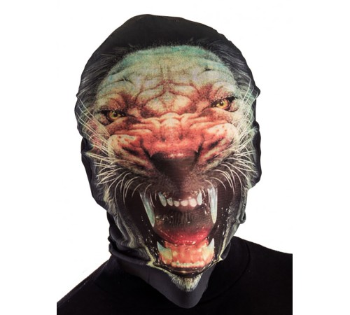 Kafaya Tam Geçmeli Aslan Maskesi - Streç Aslan Maskesi Model 3