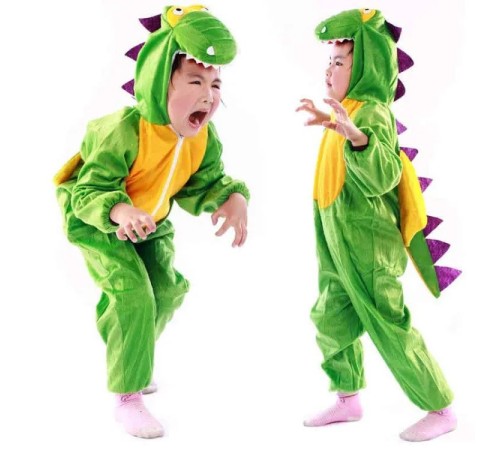 Çocuk Dinazor Kostümü 4-5 Yaş 100 cm