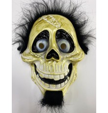 Siyah Peluş Saçlı Coco Hector Rivera Maskesi 25x23 cm