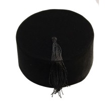 Siyah Renk Osmanlı Fesi 7 No 8-10 Yaş