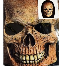 Yüze Yapışan Kafaya Tam Geçmeli Streç Kafatası İskelet Maske Bez Maske Model 15