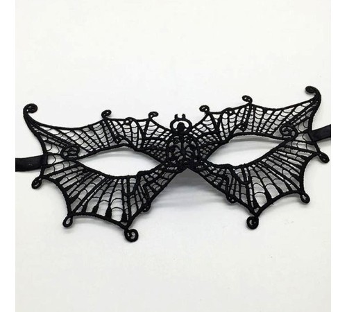 Siyah Renk Dantel Kesim Dantel İşlemeli Balo Parti Maskesi 5 No