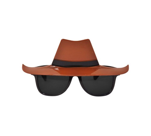 Dedektif Parti Gözlüğü - Kovboy Şerif Parti Gözlüğü 16x6 cm