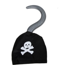 Korsan Kancası Kumaş Malzemeden İmal Korsan Eli Arma Baskılı