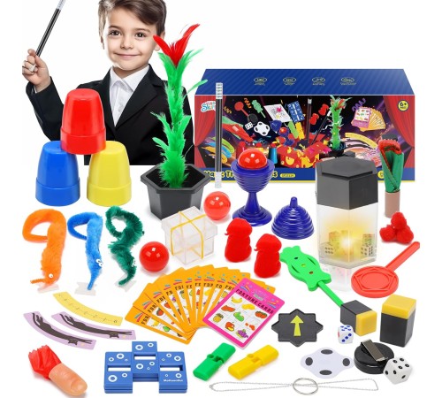 Sihirbazlık Seti - İllüzyon Oyunları Full Set - Sihir Magic Gösteri Seti 5 Parça