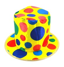 Palyaço Şapkası Rengarenk Puantiyeli 19 cm