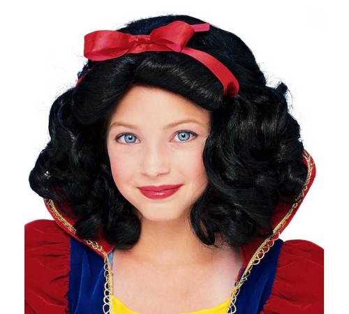 Pamuk Prenses Peruğu Kırmızı Fiyonklu