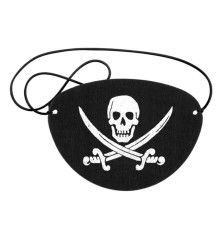 Vinleks Deri Korsan Göz Bandı Göz Maskesi Lastikli