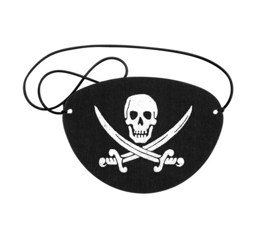 Vinleks Deri Korsan Göz Bandı Göz Maskesi Lastikli