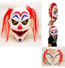 Kızıl Saçlı Joker Palyaço Maskesi