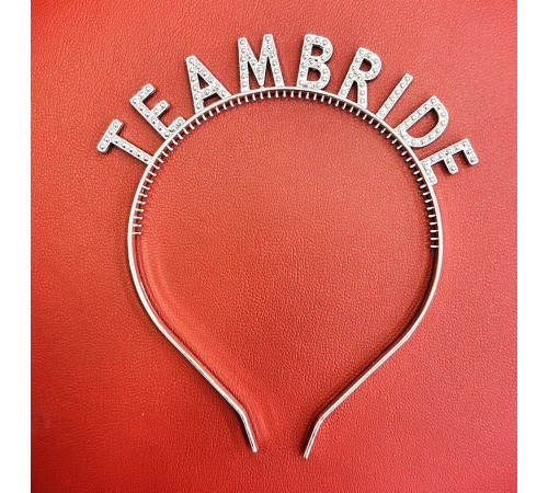 Gümüş Renk Team Bride Taç Plastik – Gelin ve Nedime Tacı