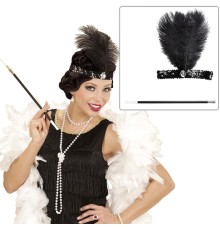 Retro Charliston Aksesuar Seti – 20'ler 90'lar Gatsby Kostüm Seti