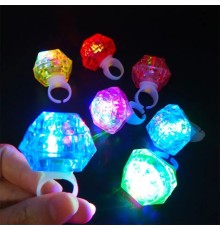 Kristal LED Parti Yüzük Seti 6 lı