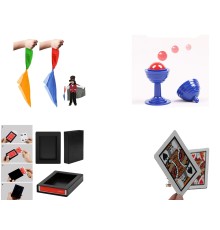 4 lü Sihirbazlık Seti – Hokus Pokus Sihirli Numara Seti