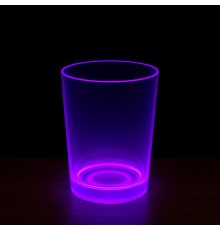PartyGlow Neon Mor Bardak 8.5 x 10.5 cm