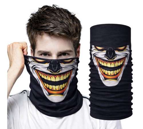 Joker Gülüşlü Baf Maske – Çok Amaçlı Boyunluk Bandana 3 No