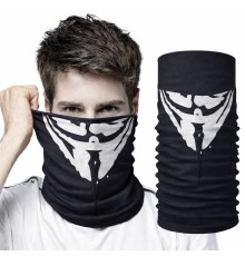 Vendetta Maskesi Desenli Baf Bandana – Çok Amaçlı Yüz Boyunluk Bandana 4 No