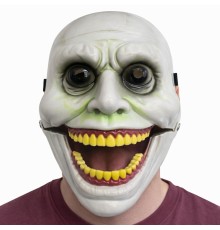 Hareketli Çene Mekanizmalı Korku Maskesi Yeşil