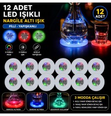 RGB LED Nargile Altı Işık 12’li Set