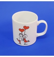 Mutlu Çift Temalı Kupa Bardak