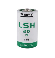 Saft LSH 20 3.6V D Size Pil (Li-SOCI2)