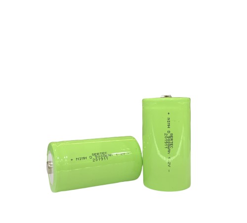 1.2V 9000 Mah Ni-Mh D Size Şarjlı Pil - Başlı / Top Head