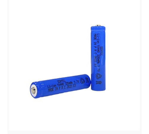 3.7V Li-ion 10440 - 320 mAh 1C Şarjlı Pil Başlı