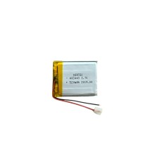 403443 3.7V 520 MAh Li-Polymer Pil Devreli/1.5A