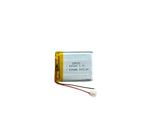 403443 3.7V 520 MAh Li-Polymer Pil Devreli/1.5A