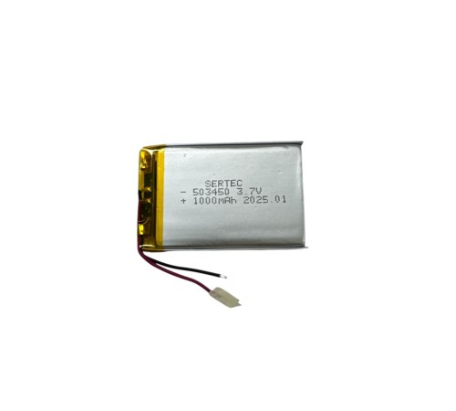 503450 3.7V 1000 MAh Li-Polymer Pil Devreli/1.5A