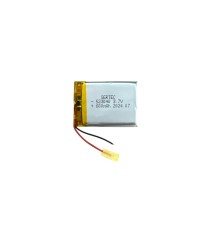 523040 3.7V 600 MAh Li-Polymer Pil Devreli/1.5A