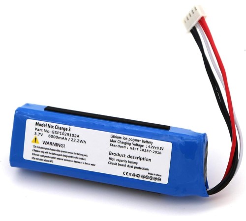 Charge 3 uyumlu 3.7v 6000 mah Soketli Batarya