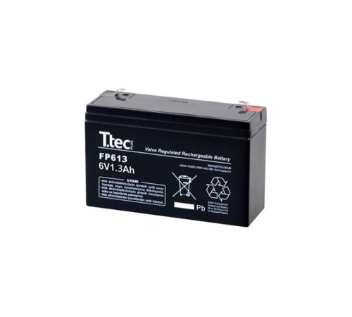 6V 1.3 AH Kuru Bakımsız Akü