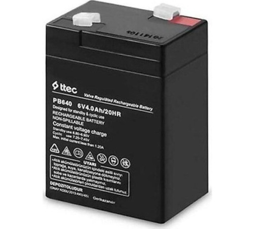 6V 4 AH Kuru Bakımsız Akü