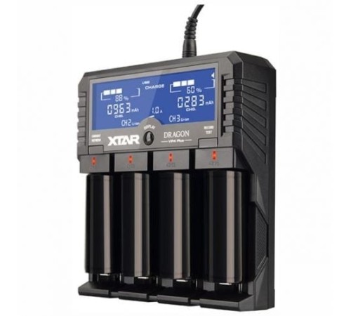 Xtar DRAGON VP4 PLUS Li-ion / NI-CD / NI-MH Pil Şarj Cihazı